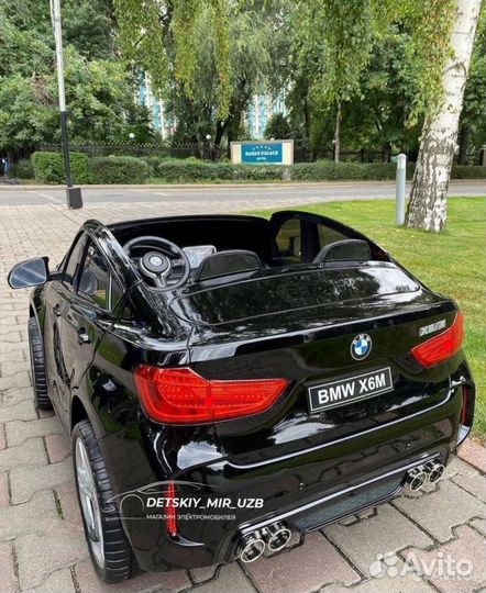 Детский Двухместный Электромобиль bmw x6