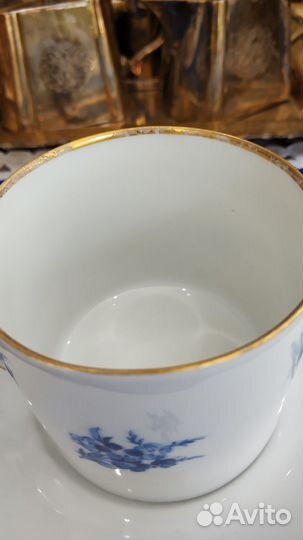 Чайная пара с голубым букетом Hackefors Sweden