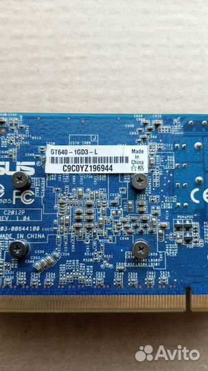 Видеокарта asus GT640-1GD3-L GeForce