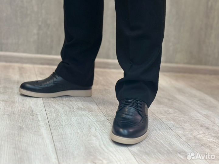 Туфли кожаные