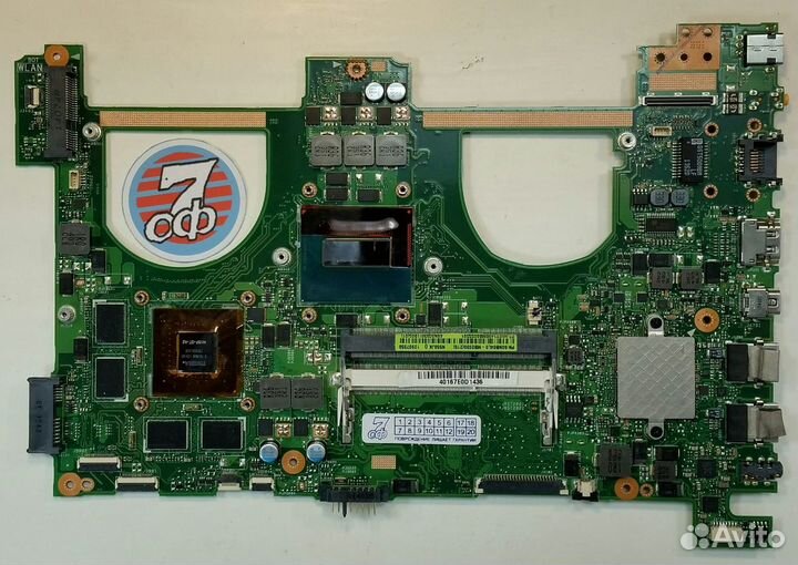Материнская плата ноутбука Asus N550JK i7 GTX850M