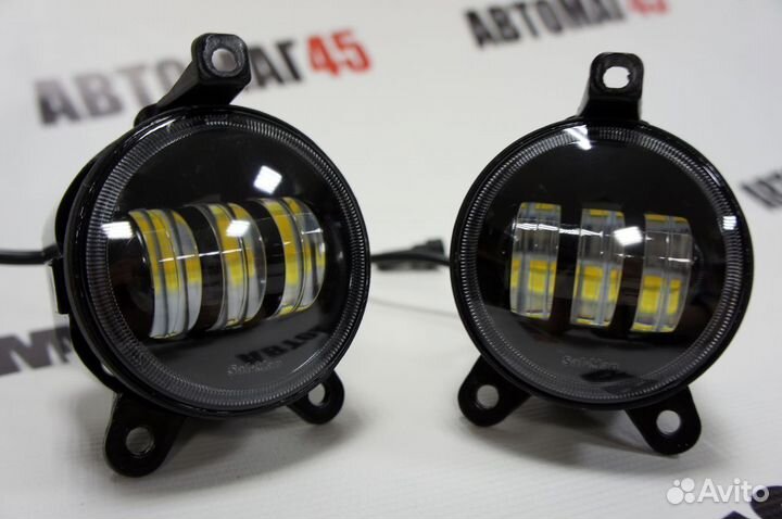 Фары противотуманные 2 режима LED Приора Газель