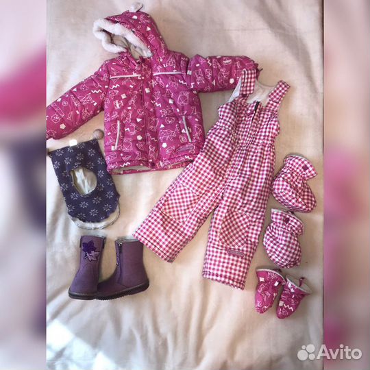 Зимний костюм для девочки 36 М