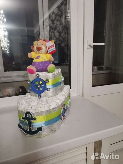 Торт из памперсов Бонифации