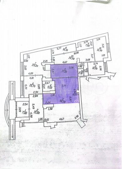 Свободного назначения, 47 м²
