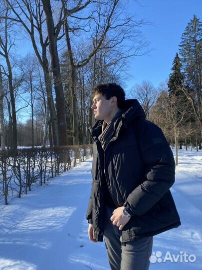 Пуховик zara мужской maag