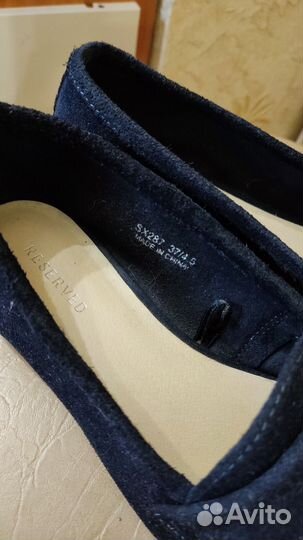 Мокасины жен. 37 разм.,нат.замша