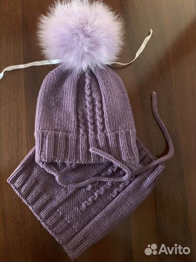 Комплект зимний вязаный