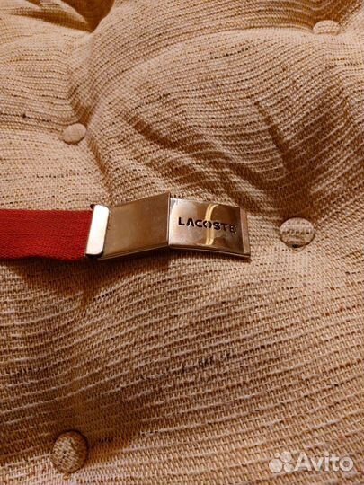 Ремень красный Lacosta