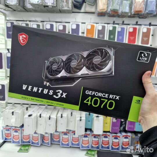 Видеокарта RTX 4070 Msi ventus