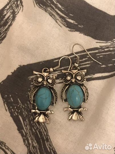 Серьги совушки