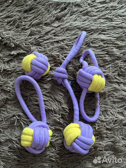 Набор канатных игрушек для собак 4шт
