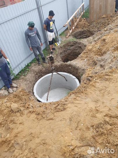 Септик из колец,Колодцы,Чистка,Углубление
