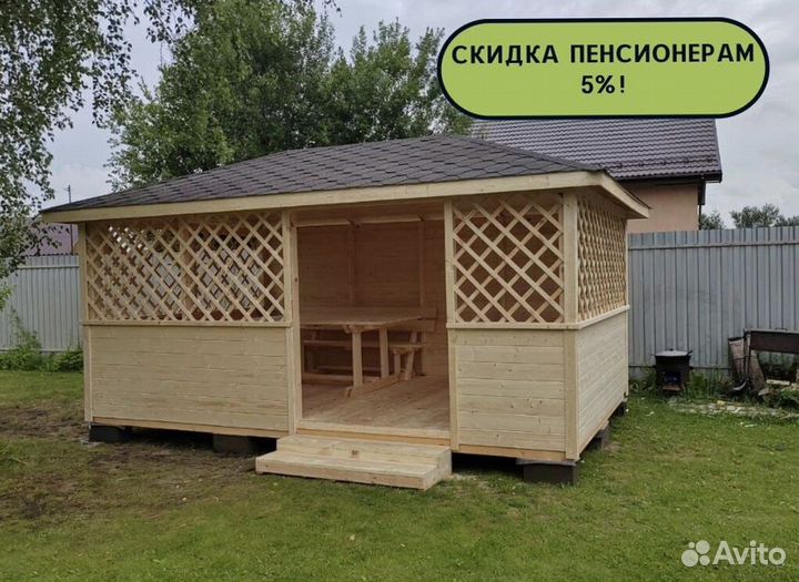 Беседка для дачи