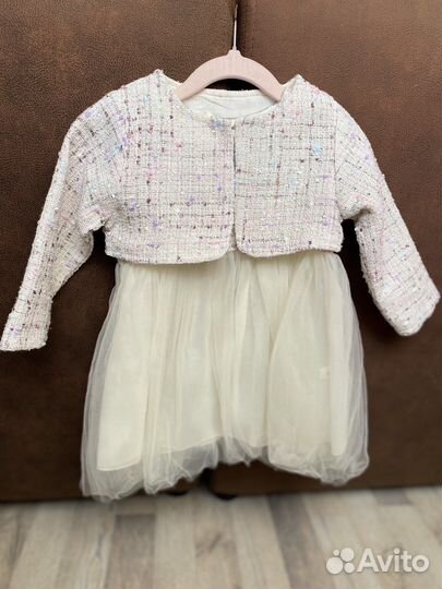 Платье праздничное для девочки на 12 мес