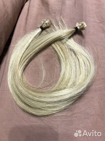 Волосы блонд 50 шт объявление продам