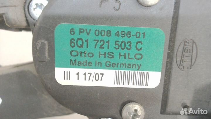 Педаль газа Volkswagen Polo, 2007