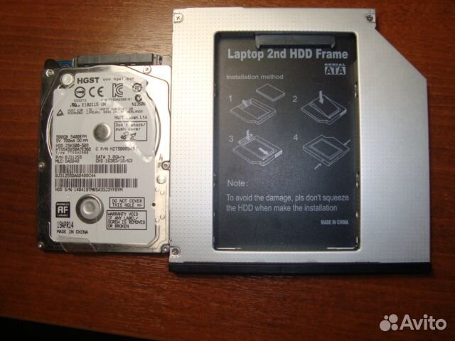 Laptop 2nd HDD Frame SATA