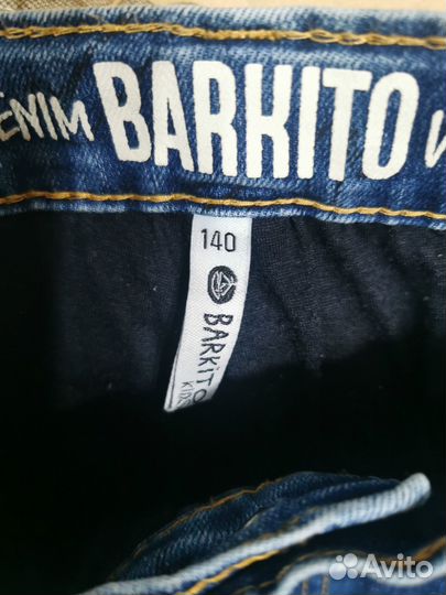 Джинсы утепленные 140