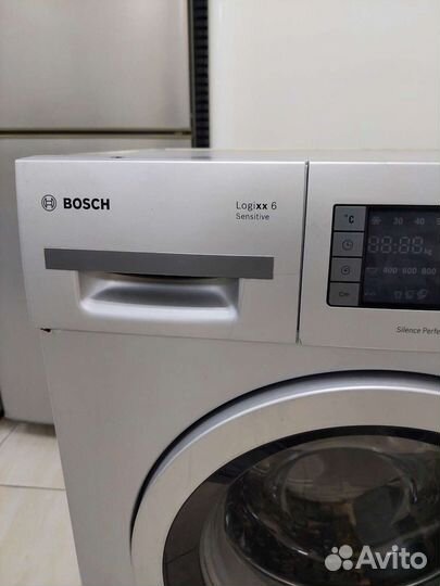 6кг 1200 об.Bosch Узкая Стиральная машина бу/Доста