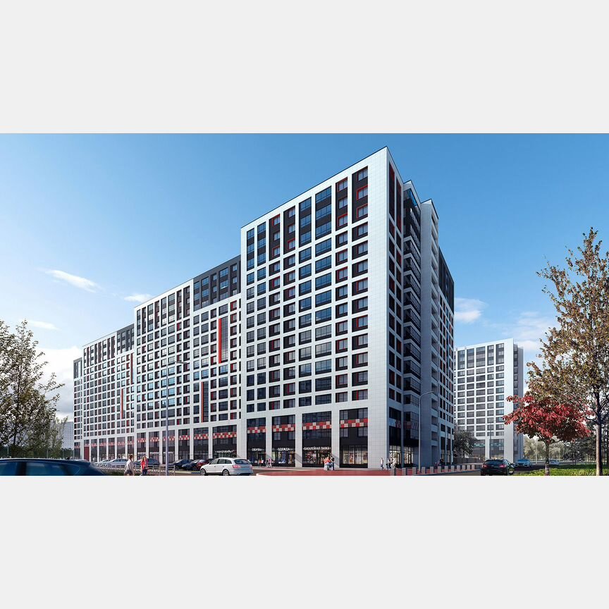 Квартира-студия, 21,8 м², 10/16 эт.