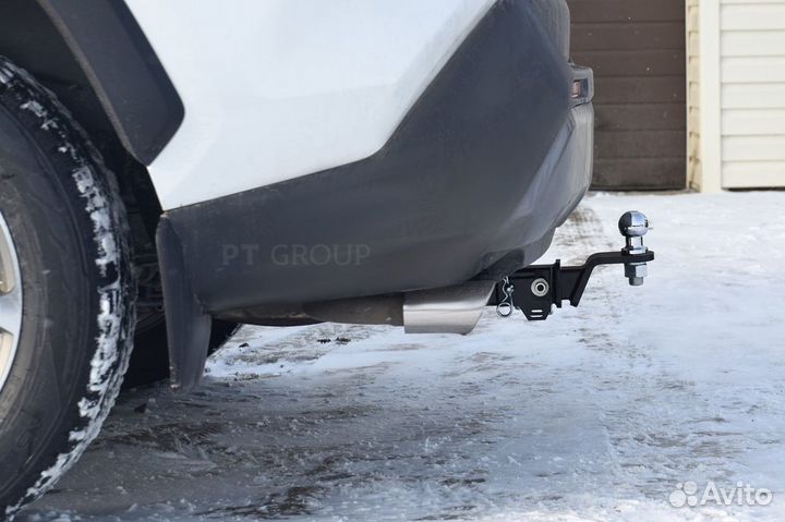 Фаркоп Toyota Rav 4 (2019) съёмный квадрат