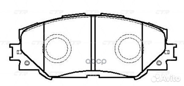 Колодки тормозные дисковые toyota / subaru gk10