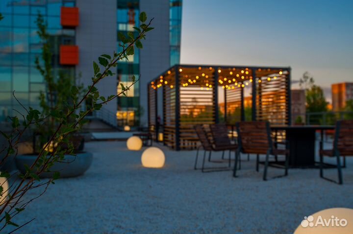 Аренда террасы в бц Парус, 200 м²