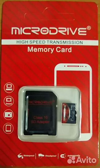 Карта памяти microsdxc, 64 гб, класс 10