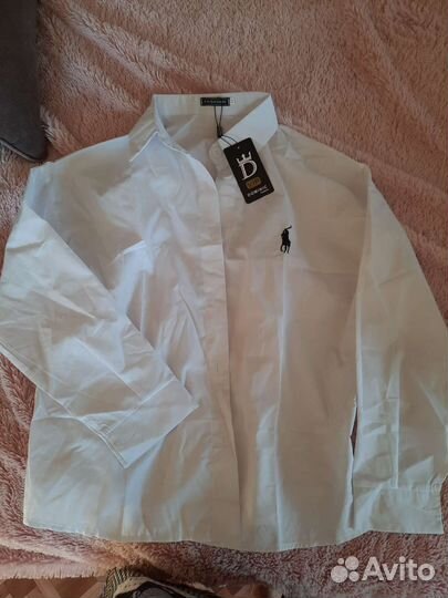 Рубашка белая новая 48р