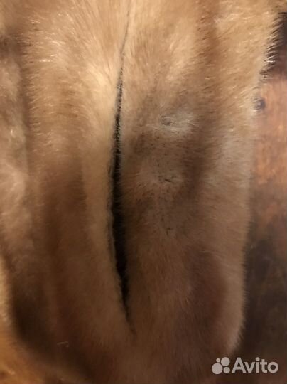 Меховая накидка женская норковая