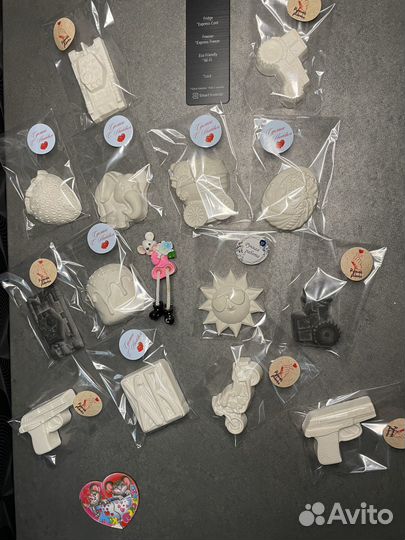 Гипсовые раскраски на магните