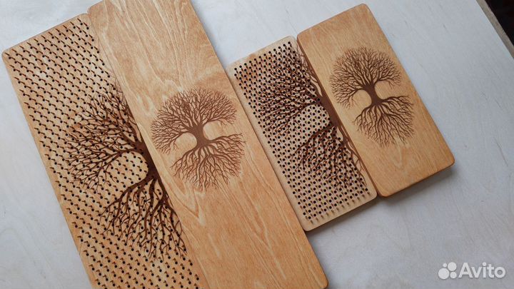 Доски садху для спины с медными гвоздями