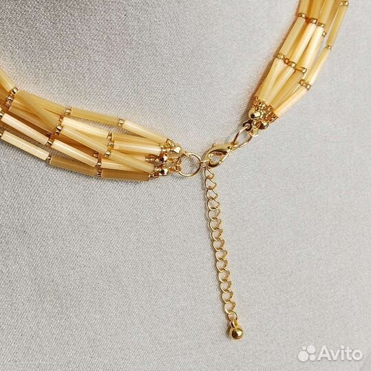 Колье из бисера