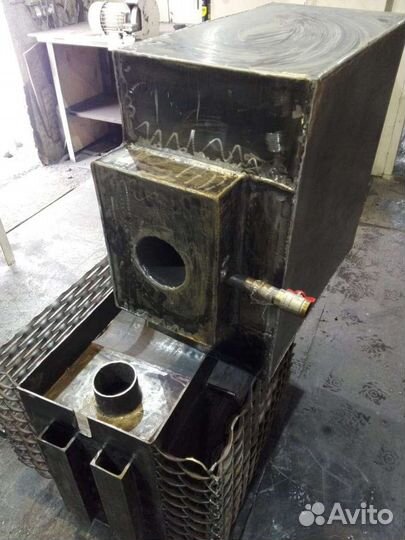 Печь для бани с баком