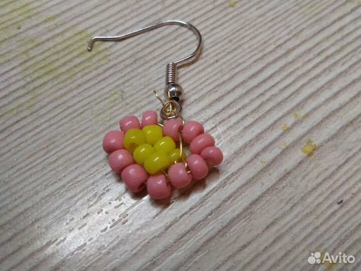 Серьги из бисера