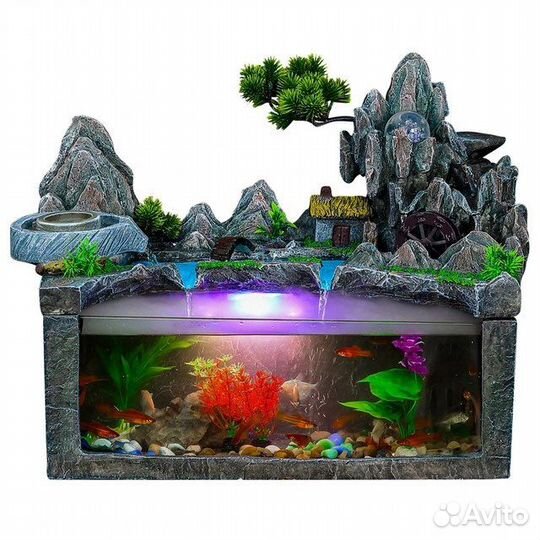 Аквариум фонтан