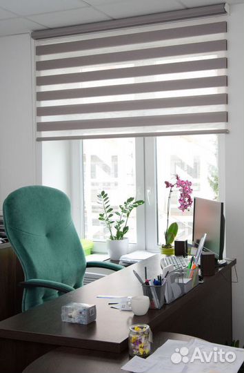 Рулонные шторы день-ночь