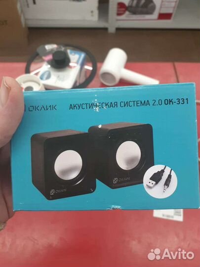 Компьютерная акустика 2.0 oklik новая