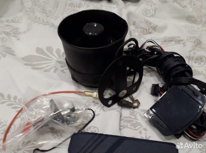 Сирена и датчик удара с проводкой starline a91