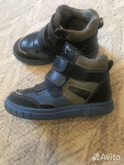 Кожаные ботинки для мальчика на весну/осень, Котоф