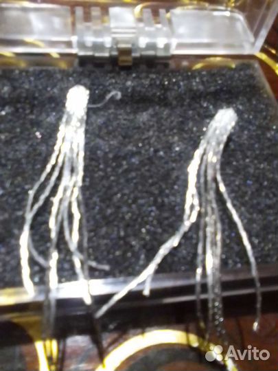 Серебро серьги,мельхиор