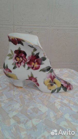Фарфоровая салфетница английская коллекция