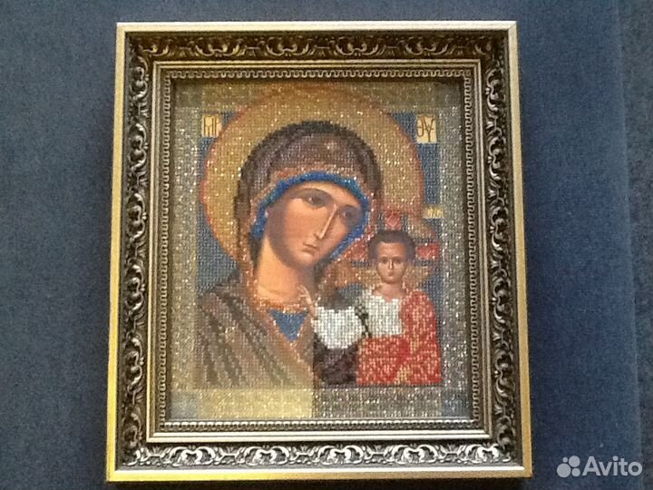 Икона вышитая бисером