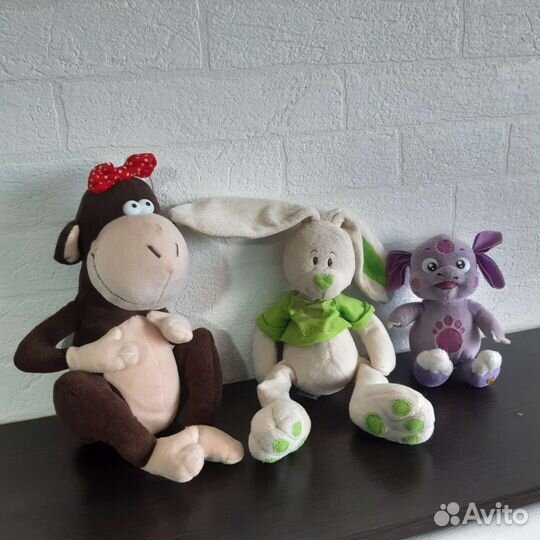 Мягкие игрушки много