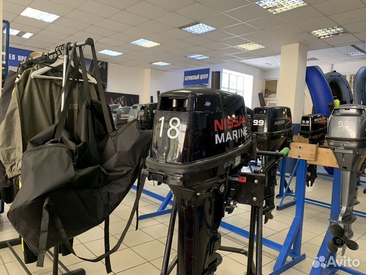 Лодочный мотор NS Marine NM (Ниссан Марин) 18 лс Б