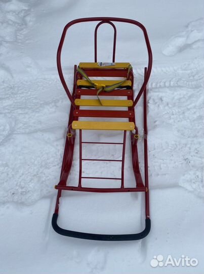 Детские санки с колесами