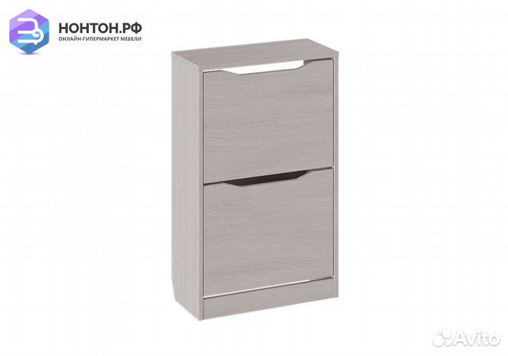 Тумба для обуви Тетра 2 ясень шимо