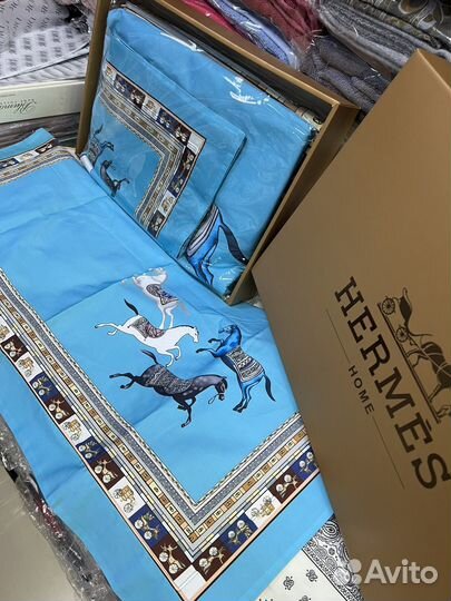 Постельное белье Hermes Премиум Сатин Оригинал