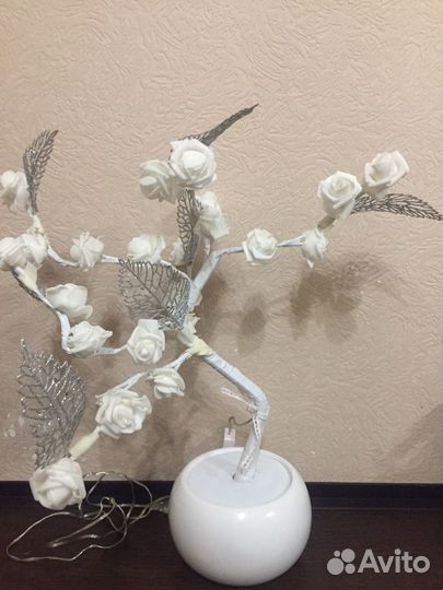 Лампа настольная ручная работа